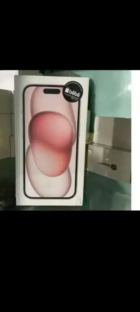 iPhone 15 pink BNIB garansi resmi tam iBox gdn blibli