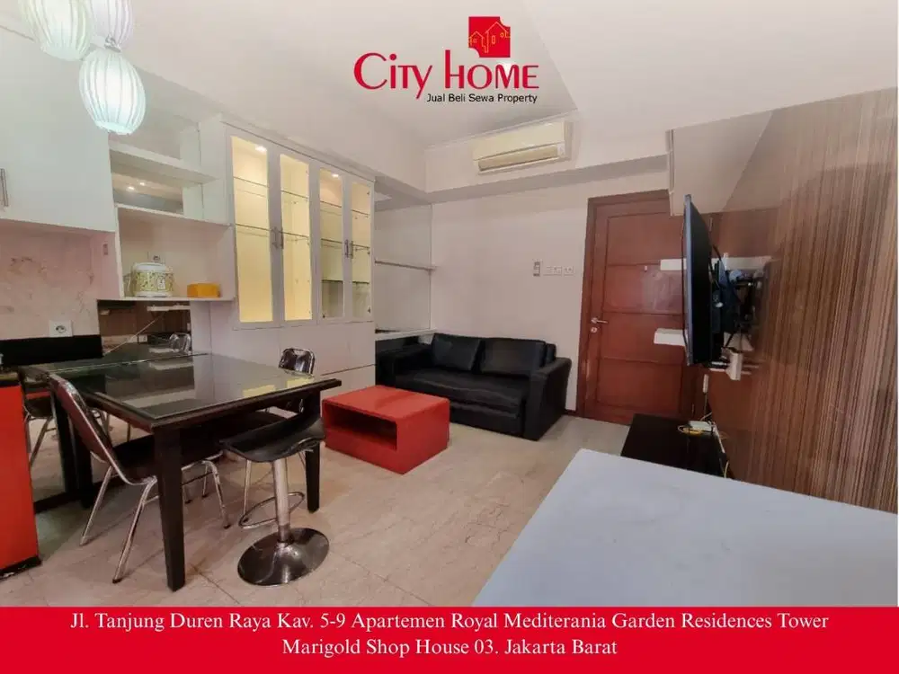 Sewa Apartment Siap Huni di Royal Mediterania Garden Residences