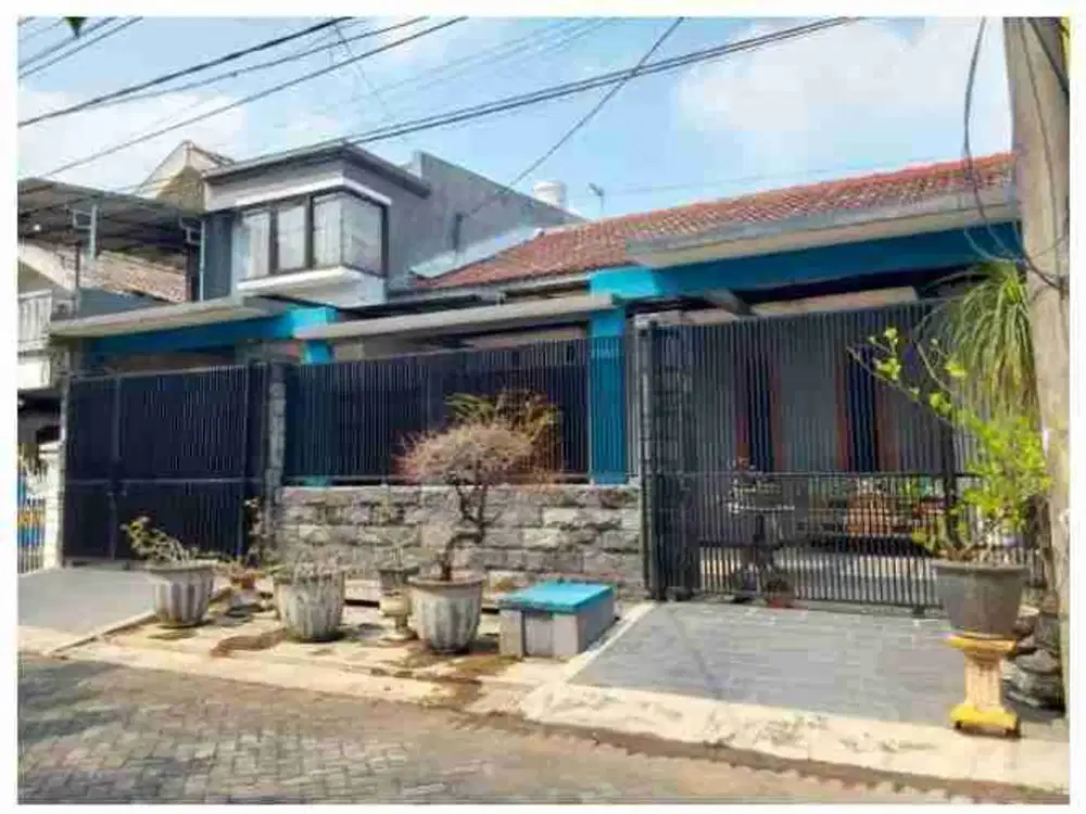 Dijual rumah asset lelang di kutisari indah utara lokasi strategis dan komersial area