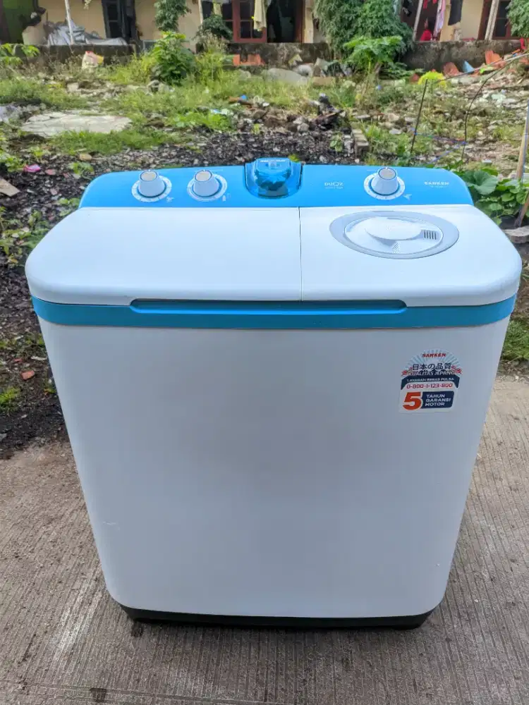 Mesin cuvi sanken 9kg mulus orisinil