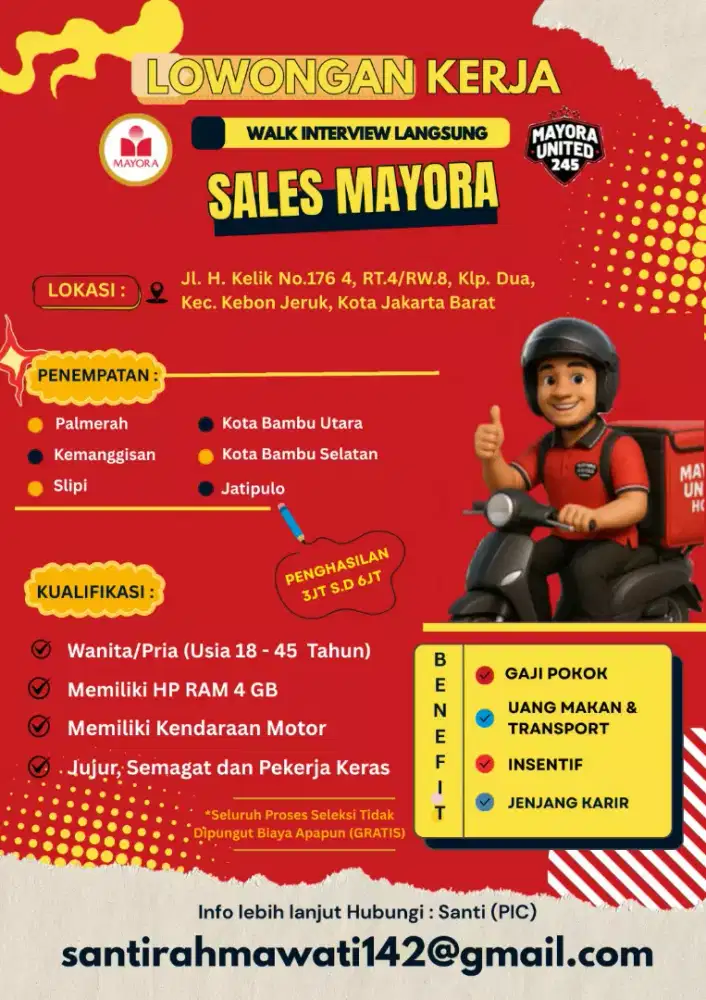 SALES MAYORA DOOR TO DOOR