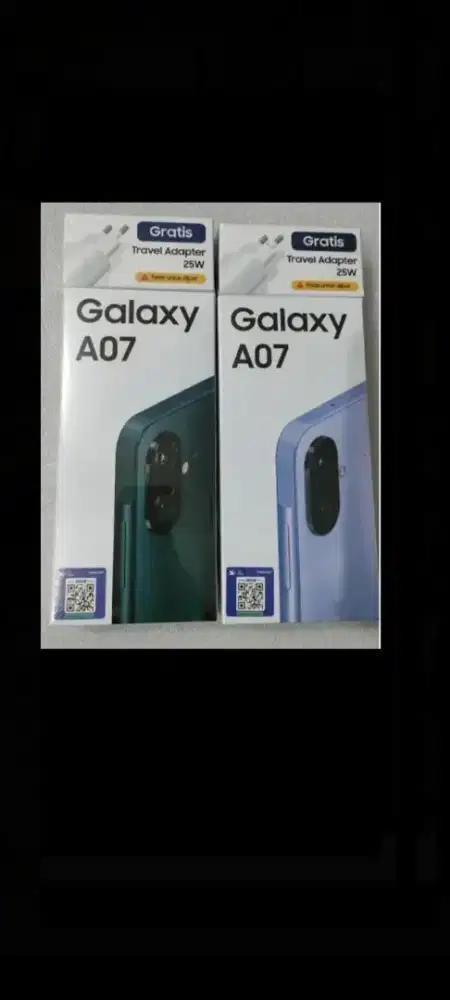 Samsung galaxy A07 ram 8gb 256gb dan4/128 garansi resmi