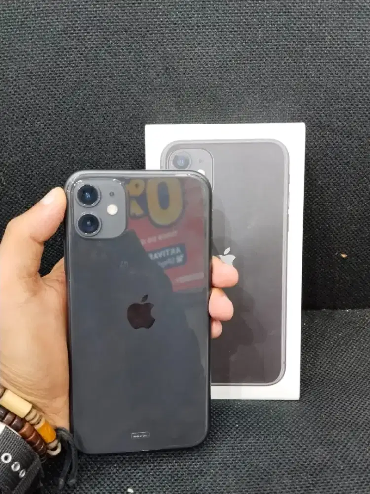 iPhone 11 64gb iBox Fullset Ori, Mulus, Nominus, Siap Pakai