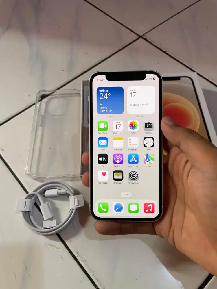 Iphone 12 mini 64gb white inter all operator mulus normal no minus