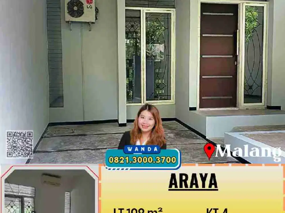 Dijual dan Disewakan Rumah Siap Huni di Araya Malang