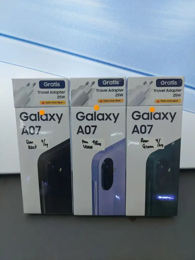 Samsung Galaxy A07 Ram 4/64 (Newl) Garansi resmi Segel