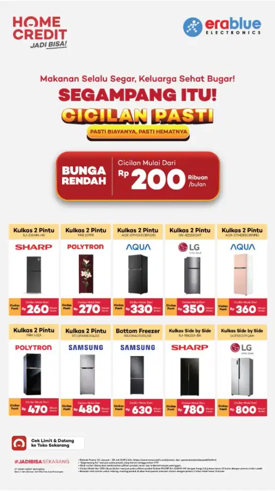 Promo Kulkas Awal Tahun