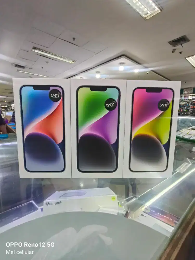Iphone 14 128gb baru segel garansi resmi bisa tt bisa kredit