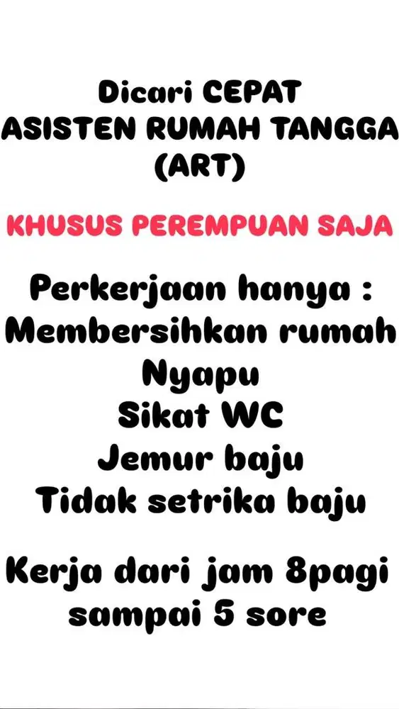 DICARI CEPAT ART