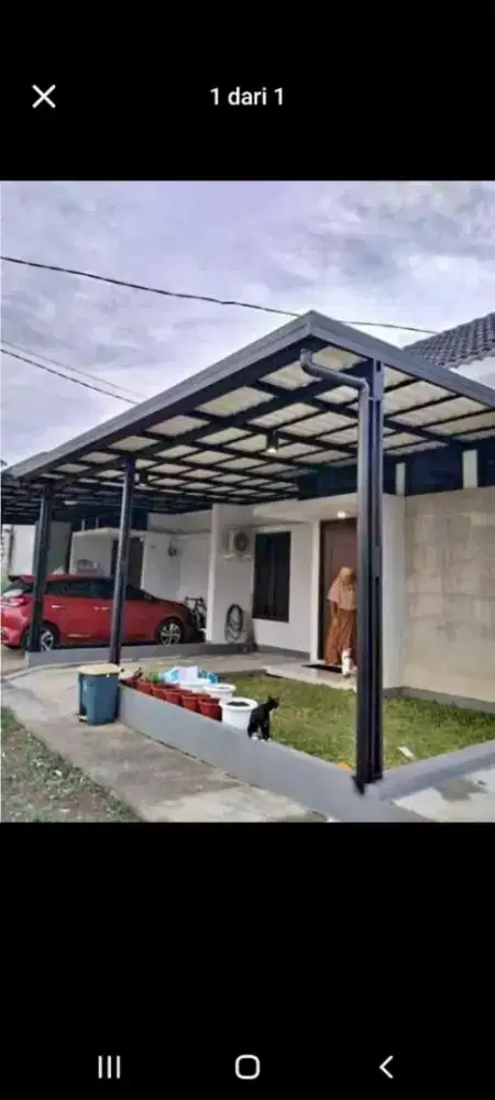 Kanopi Canopy, Tralis, Railing, Tangga, Pagar, Atap Baja, Rolling Door