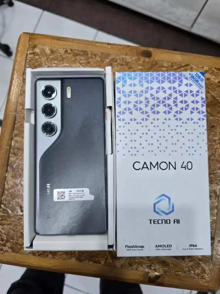 TECNO CAMON 40 4G RAM 8/128 FULLSET GARANSI PANJANG