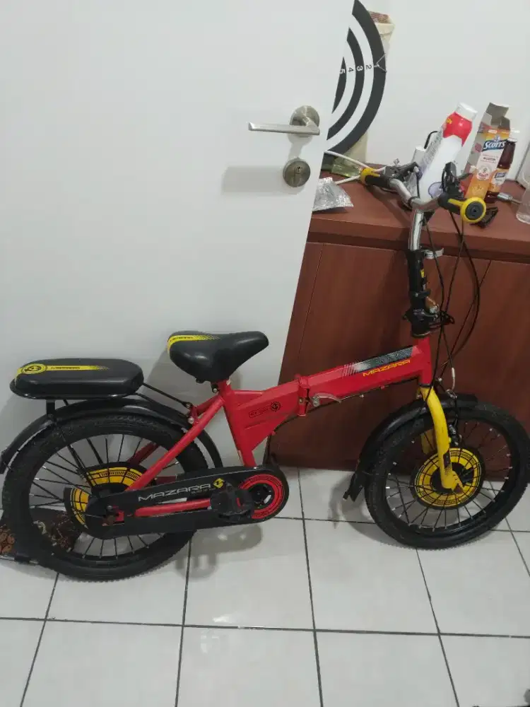 Sepeda merk mazara jarang dipakai