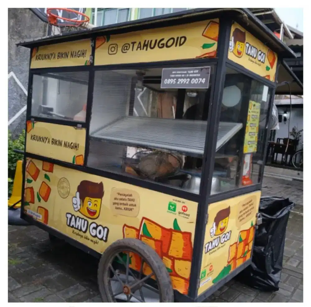 JUAL EX. GEROBAK TAHU GO