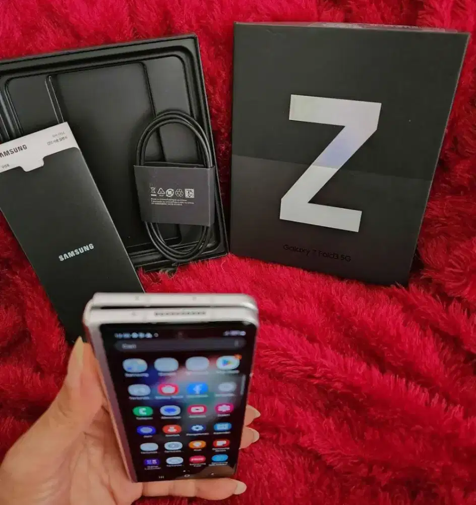 SAMSUNG Z FOLD 3 5G RAM 12/512GB ORIGINAL SEIN MULUS FULLSHET SIAP