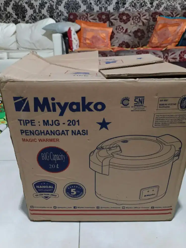 MIYAKO RICE COOKER 20L BARU