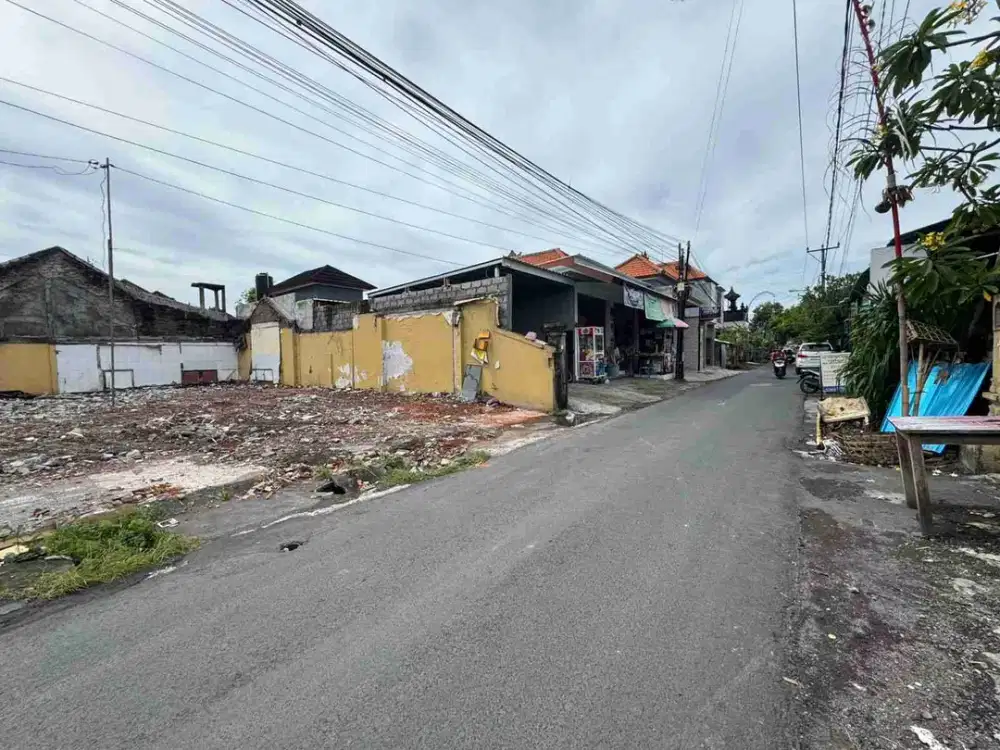 Di jual tanah jalan utama Tegal Wangi , Sesetan , Denpasar, Bali