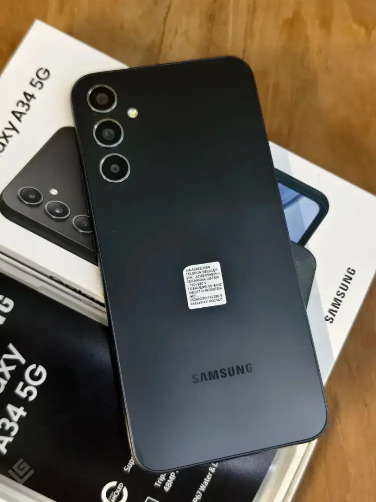 Samsung A34 5g 8/256 second bekas sein