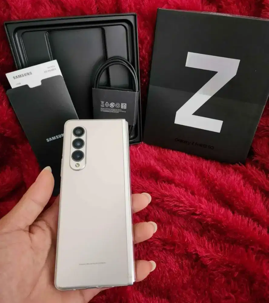 SAMSUNG Z FOLD 3 5G RAM 12/512GB ORIGINAL SEIN MULUS