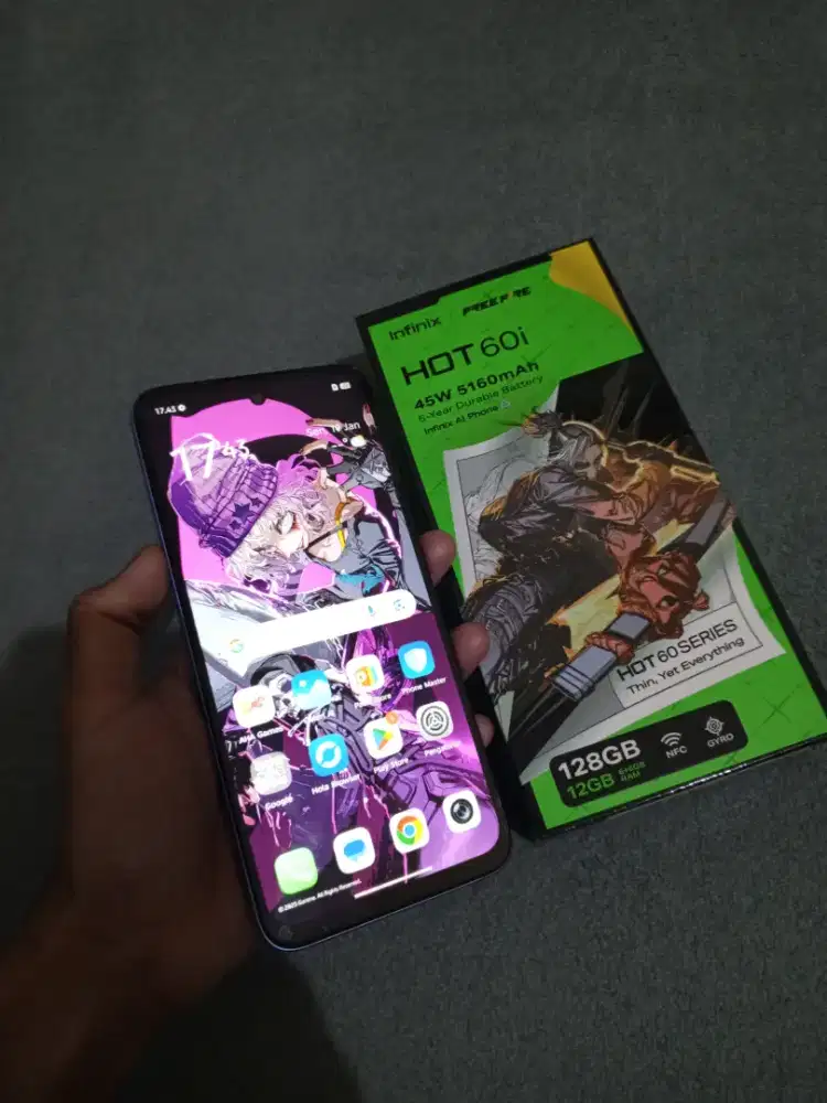 infinix hot 60i ram 6+6/128 bru 2 hari pemakaian