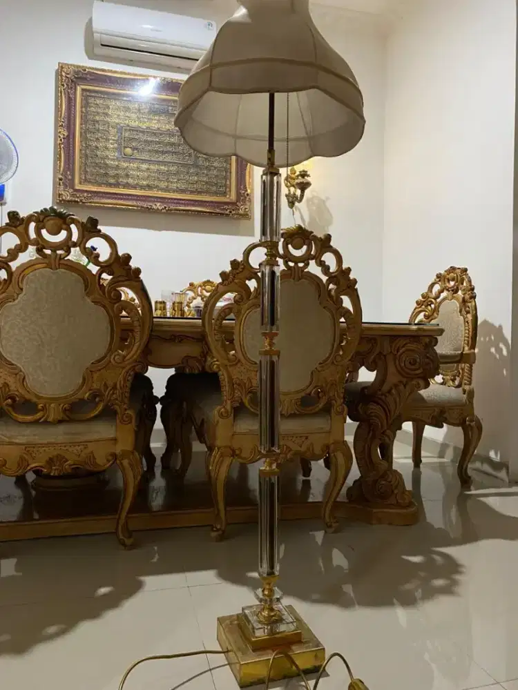 JUAL CEPAT DA VINCI LAMPU STANDING KRISTAL TINGGI 155 CM