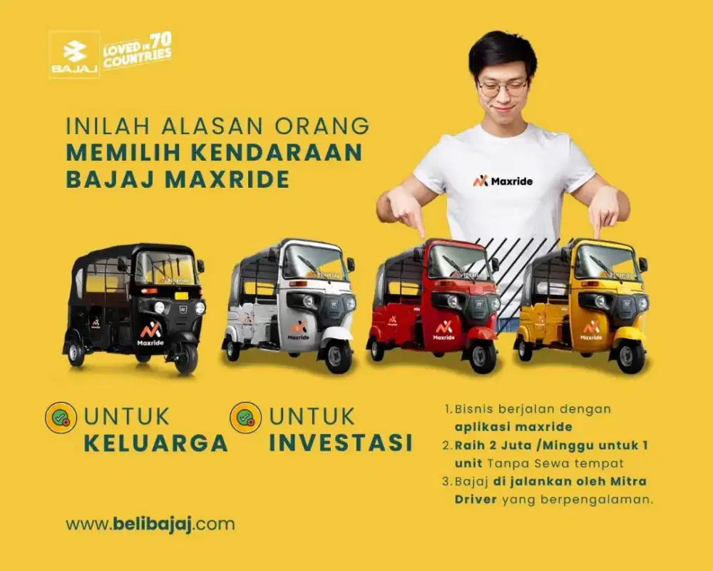 Investasi Aman di Bajaj Re Roda 3