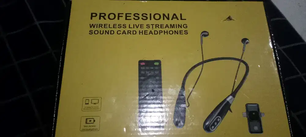 Headset soundcard live karaoke