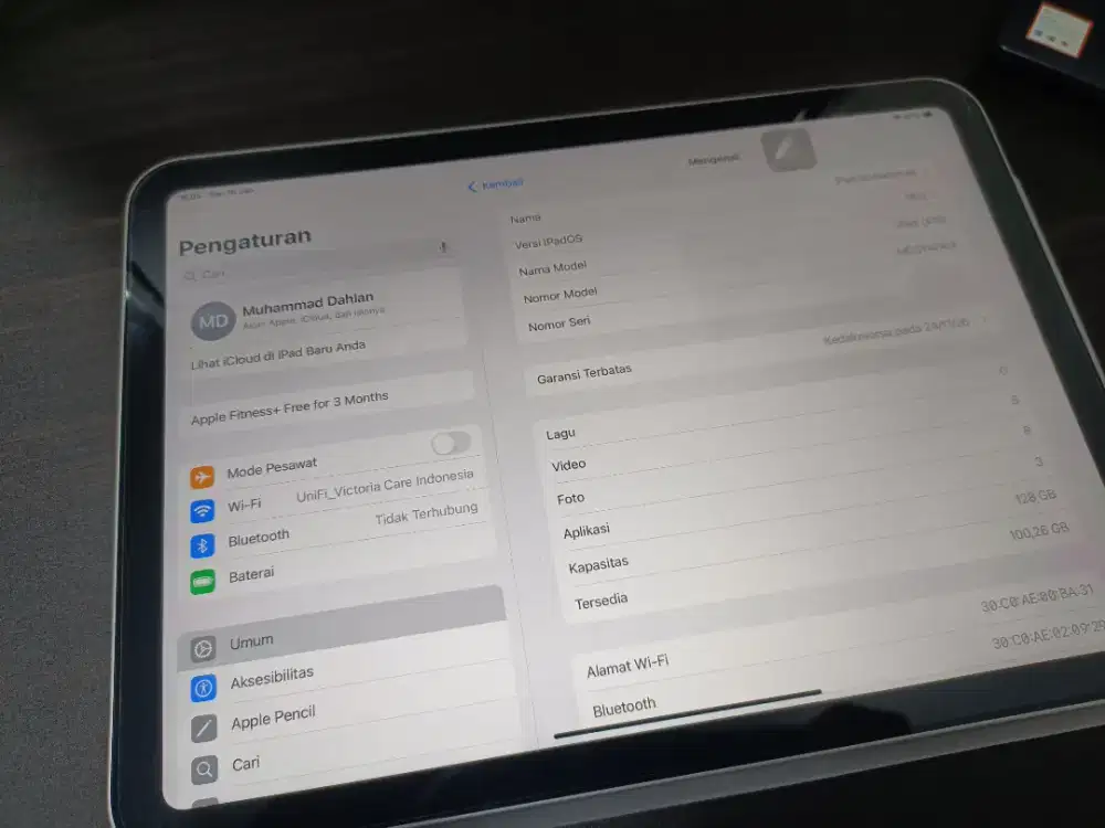 iPad Gen 11 A16 Wifi Only Ibox 128GB Garansi ON !