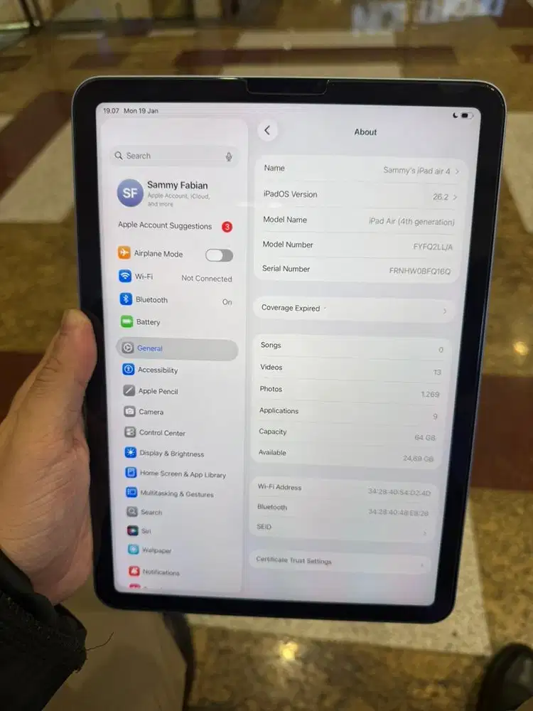 Ipad air 4 64gb NOMINUS