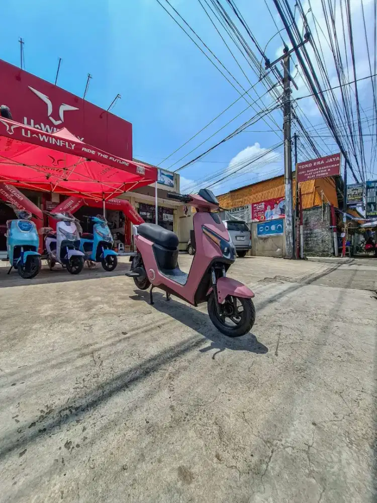 SEPEDA LISTRIK UWINFLY D75, JARAK 40KM, SUPPORT NFC, HARGA PROMO!!!