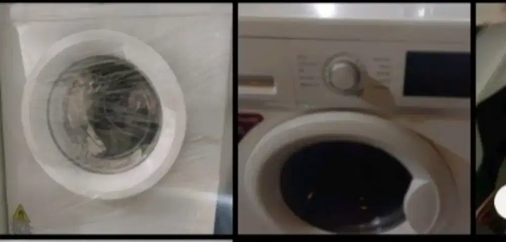 Mesin cuci merk LG kap 7 kg dengan drayer merk INATEK baru 100%