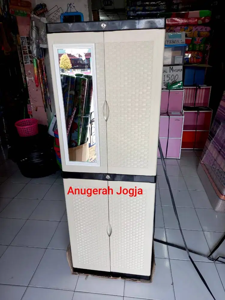 lemari plastik diva mini susun 4