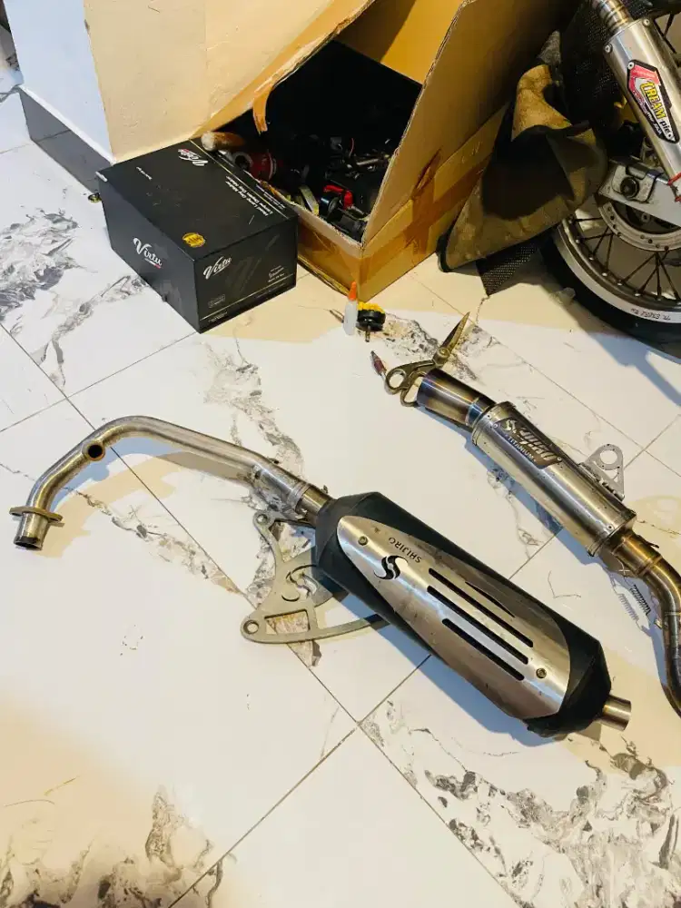 Knalpot vespa shijiro