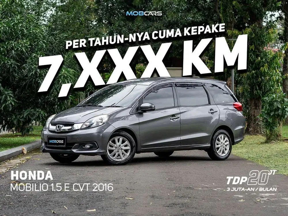 DP RENDAH! Honda Mobilio E Matic 2016 Murah, LOW Km, FULL GARANSI