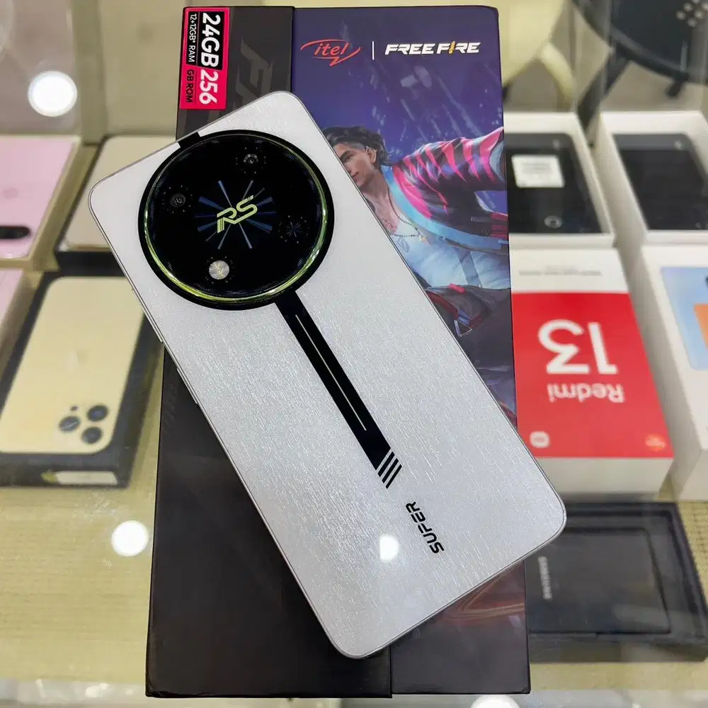 Itel rs 4 ram 12 / 256 resmi fullset original