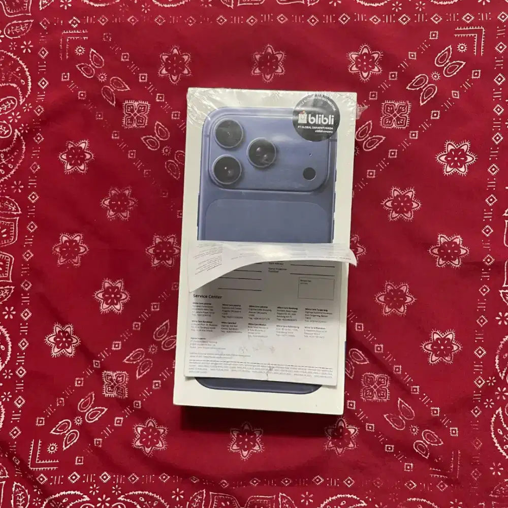 ip 17 pro 256GB/ DEEPBLUE resmi segel box