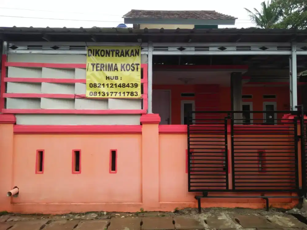 Rumah Kontrakan dijual dan isinya.  Siap huni