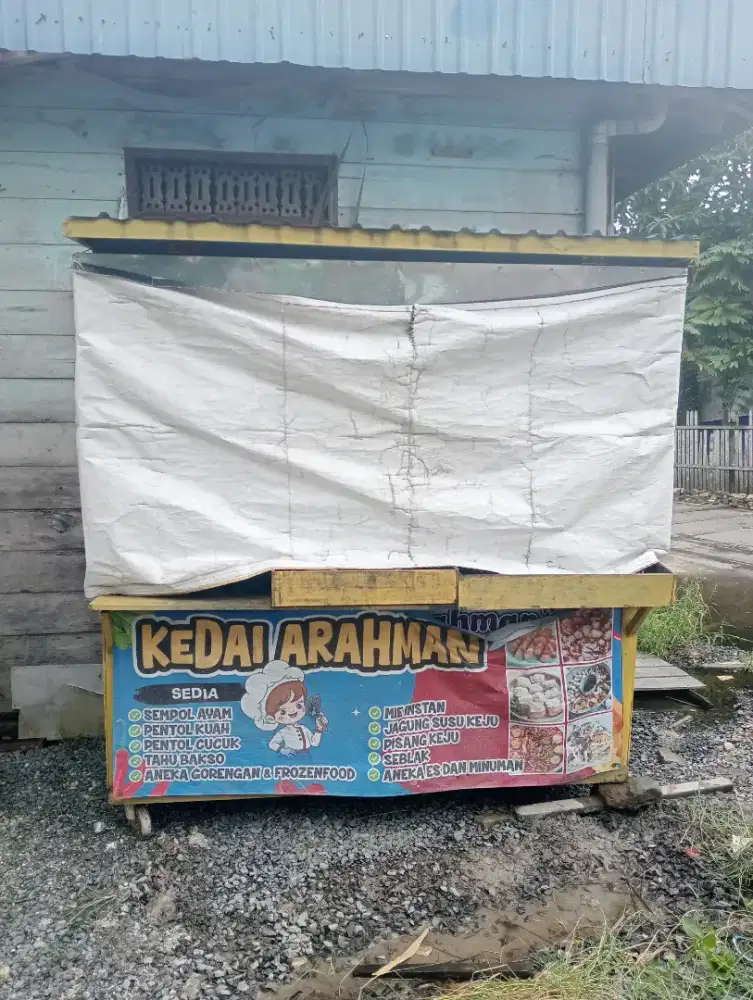 Rombong es & rombong pentol gorengan