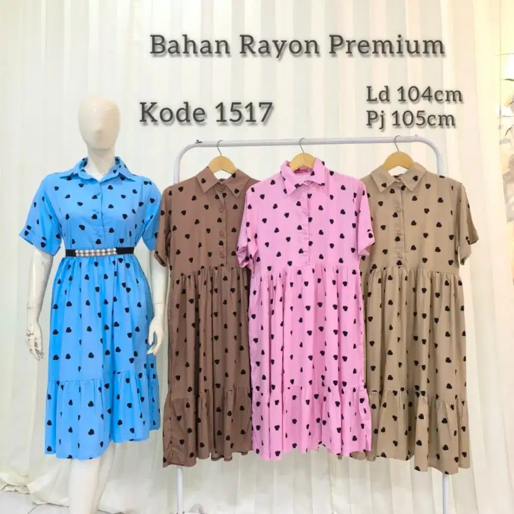 OBRAL Kemeja dan Long Dress SEKALI ANGKAT...ADA 20-30 Lusinan