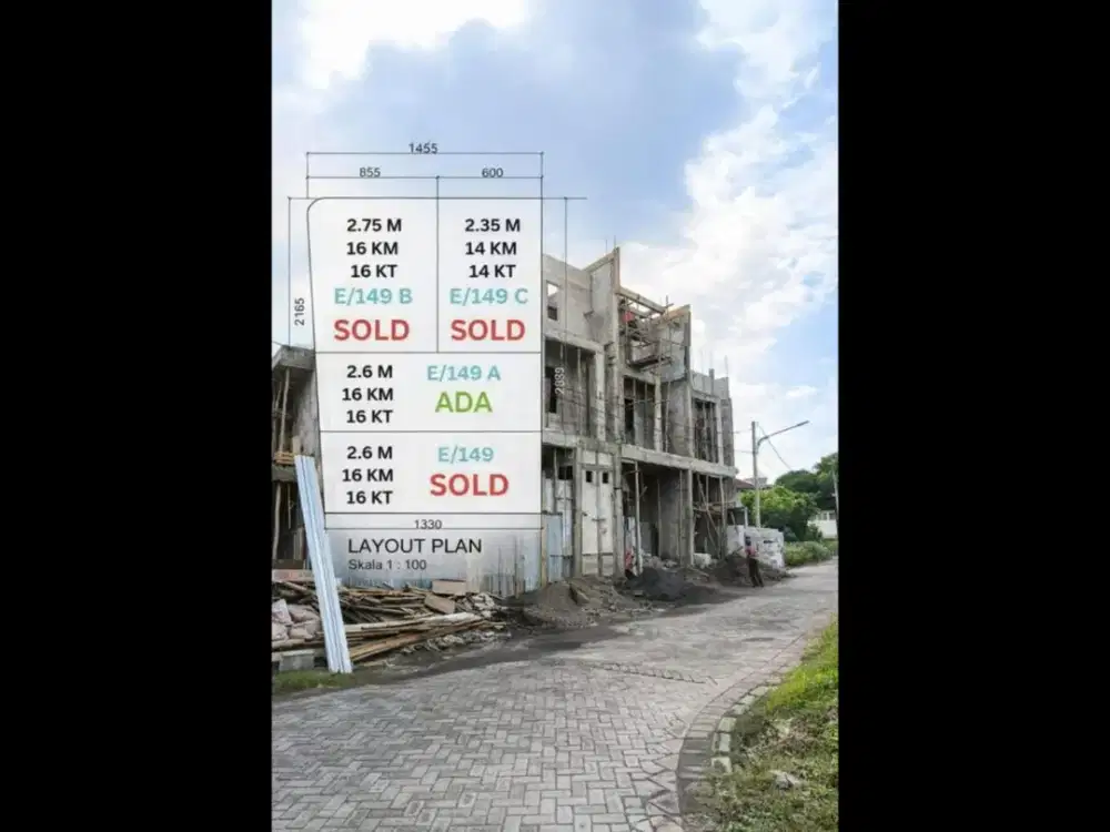 ‼️RUKOS BARU‼️ RUKOS 3 LANTAI SISA 1 UNIT SAJA FORSALE SAMPING KAMPUS UPN Rungkut Surabaya