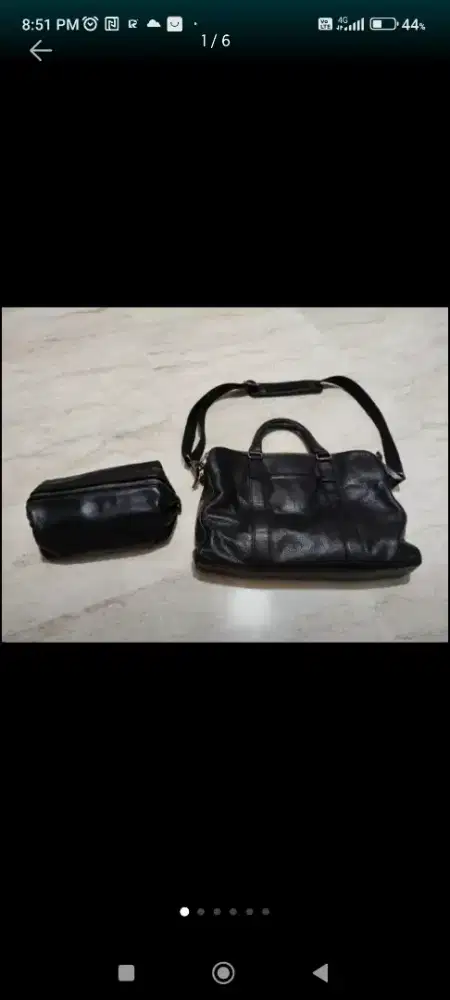 Tas kerja dan tas tangan.. Merk Fossil original. . Kulit asli..