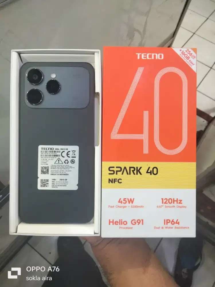 tecno 40 nfc ram 8/256 fullset