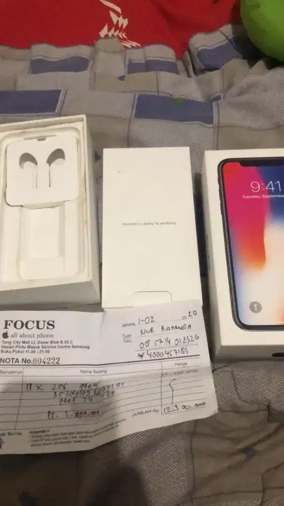 iPhone x 256 garansi resmi