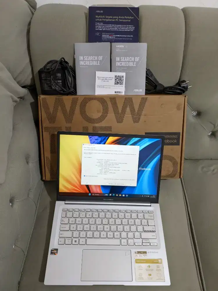 LAPTOP ASUS VIVOBOOK 14X M1403QA-VIPS752 RYZEN 7 5800HS 16GB 512GB