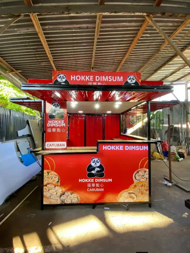 Grobak Dorong, Booth, Container