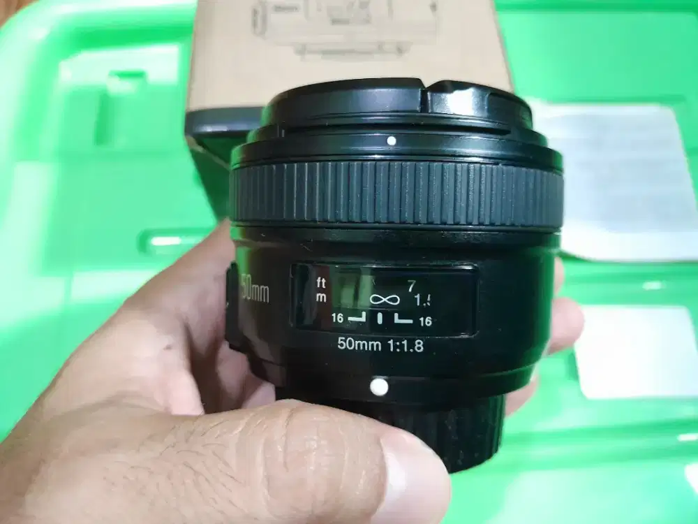 Lensa Yongnuo 50mm Nikon lengkap