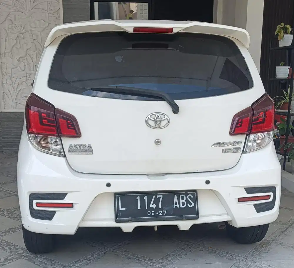 toyota new Agya G 1.2 Automatic putih 2017 (L) pake pribadi