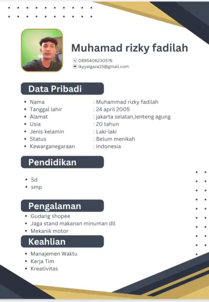 cari pekerjaan apa aja