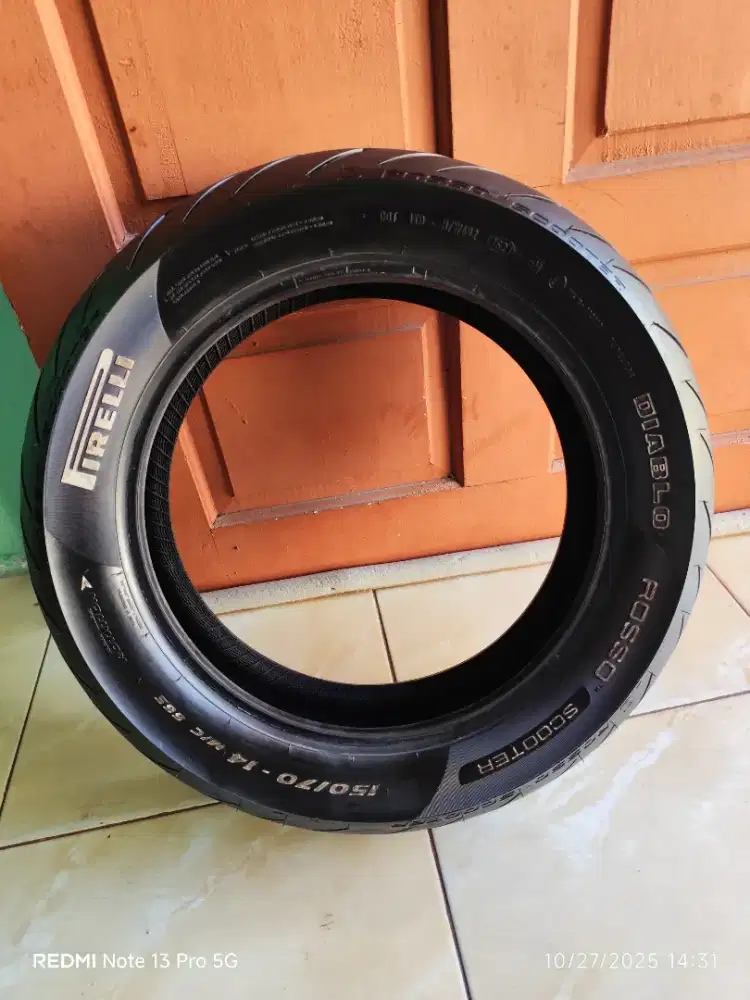 BAN PIRELLI DIABLO ROSSO SCOOTER RING 14 150/70