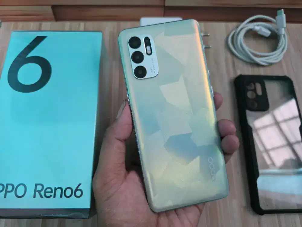 Oppo Reno 6 4G Ram 8+8GB/128GB Mulus95% Fullset Bisa TT