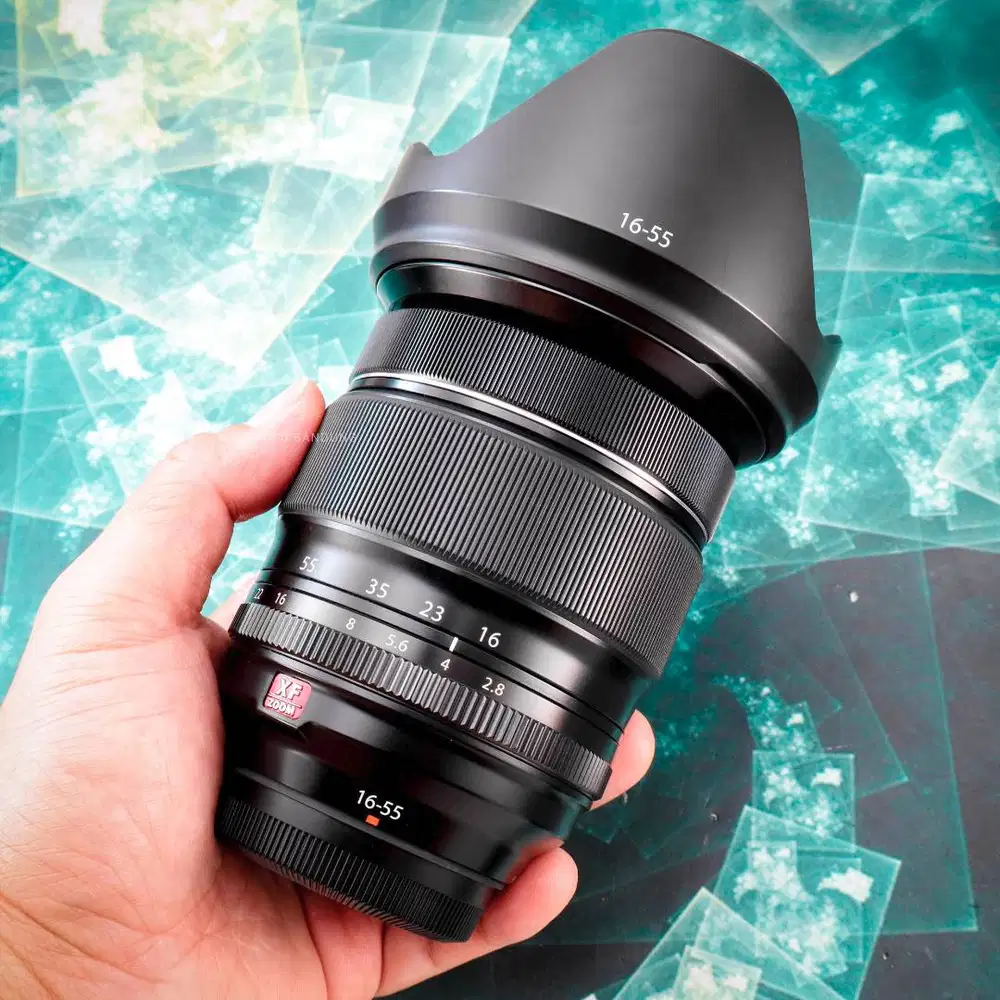 Fujinon XF 16-55mm f2.8 R LM WR. Fullset Mulus Sekali. ex FFID. Fuji F